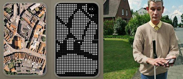 觸摸地球！盲人專用電子地圖