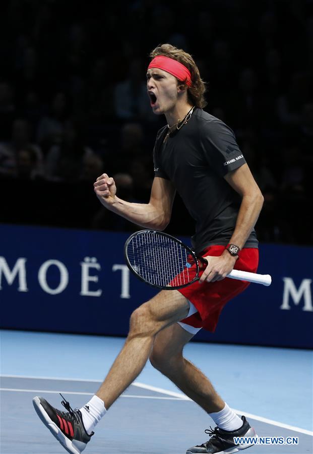 (SP)BRITAIN-LONDON-TENNIS-ATP WORLD TOUR FINALS-DAY 6