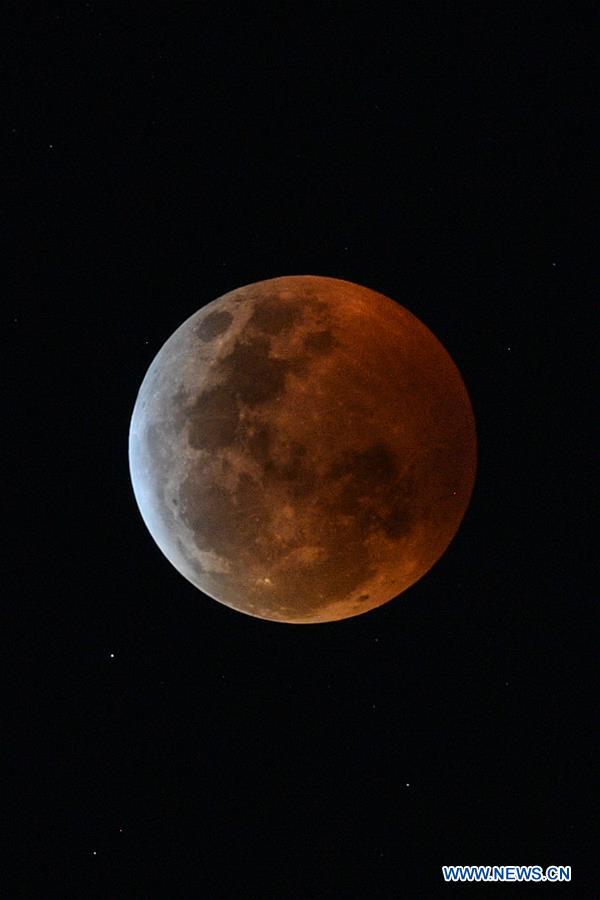 MEXICO-MEXICO CITY-TOTAL ECLIPSE OF MOON