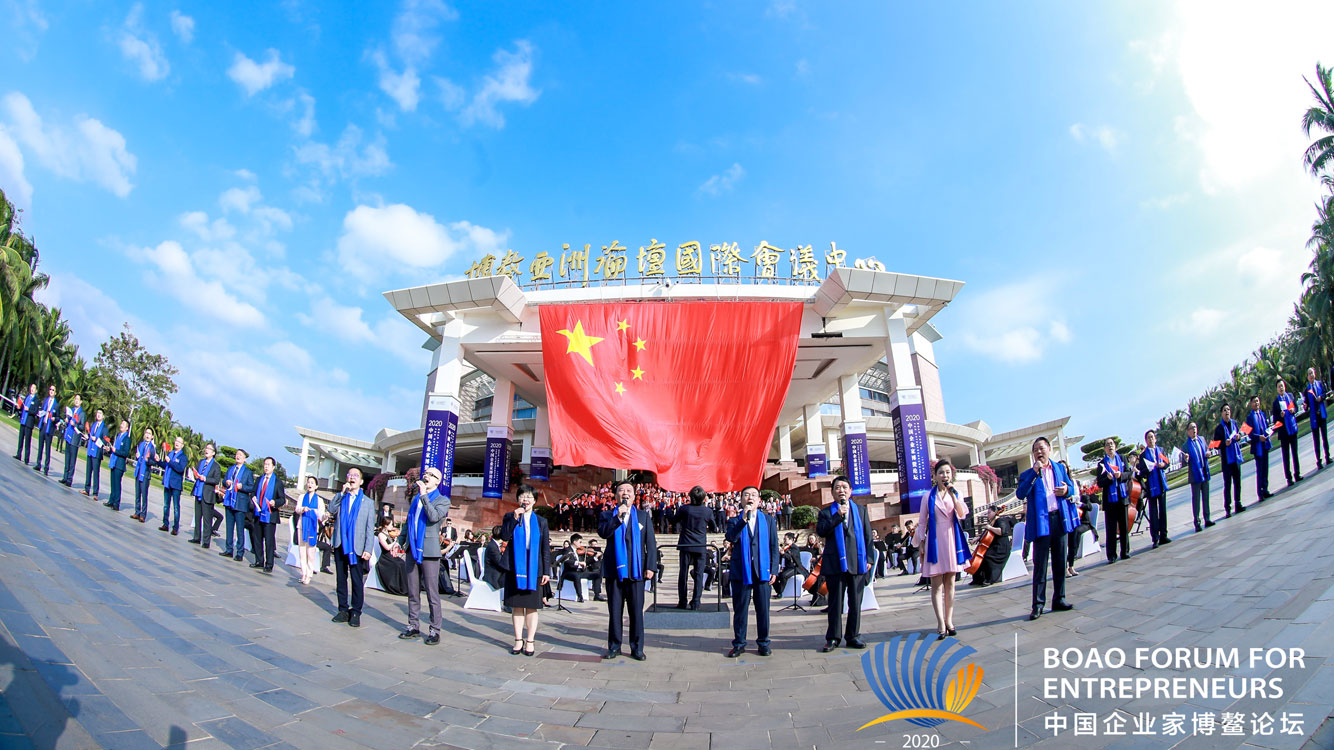&ldquo;2020中國企業(yè)家博鰲論壇&rdquo;音樂紀錄片拍攝現場