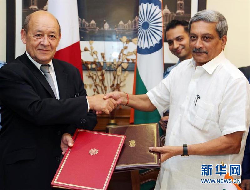 （國際）印度購買法&ldquo;陣風(fēng)&rdquo;戰(zhàn)斗機協(xié)議正式簽訂