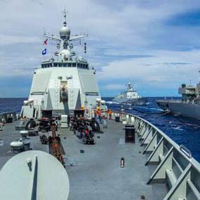 南海艦隊(duì)西太48小時(shí)不間斷對抗演練