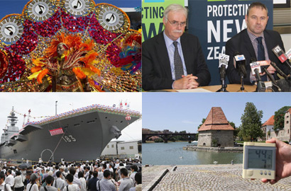 一周?chē)?guó)際掃描：日本&ldquo;出云&rdquo;號(hào)下水 或再建準(zhǔn)航母