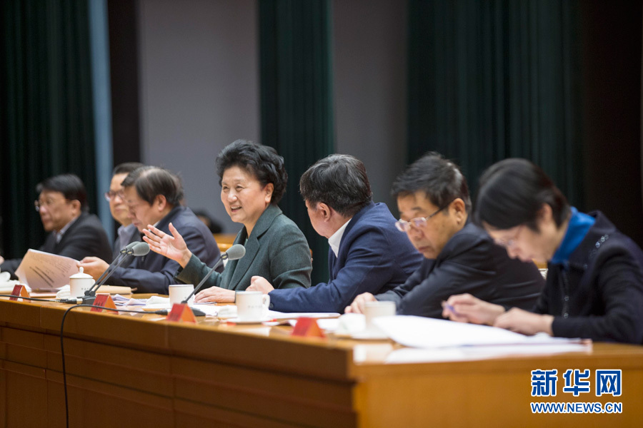 1月16日，中共中央政治局委員、國(guó)務(wù)院副總理劉延?xùn)|在北京出席&ldquo;加強(qiáng)和改進(jìn)新形勢(shì)下高校思想政治工作專(zhuān)題研討班&rdquo;開(kāi)班式。 新華社記者崔新鈺 攝