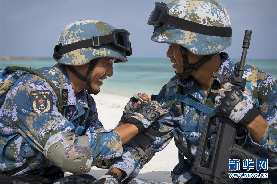 （壯麗70年&middot;奮斗新時(shí)代&middot;新華全媒頭條&middot;圖文互動(dòng)）（7）&ldquo;你在我的航程上，我在你的視線里&rdquo;&mdash;&mdash;走進(jìn)海軍西沙中建島官兵的五彩世界