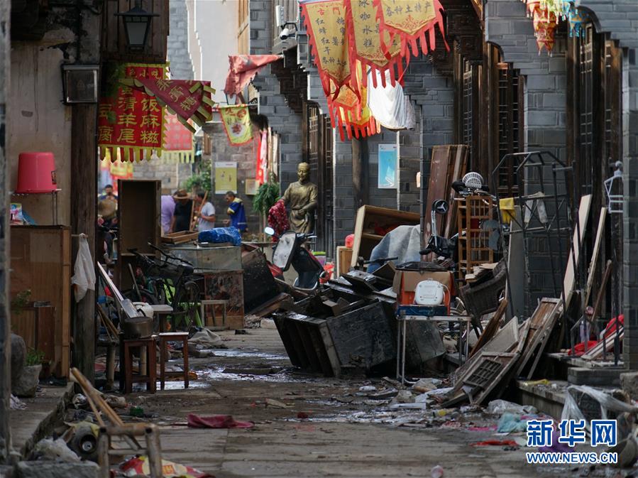 （關注&ldquo;利奇馬&rdquo;&middot;圖文互動）（2）古城洪災 八方馳援&mdash;&mdash;洪水災害下的浙江臨?，F場目擊