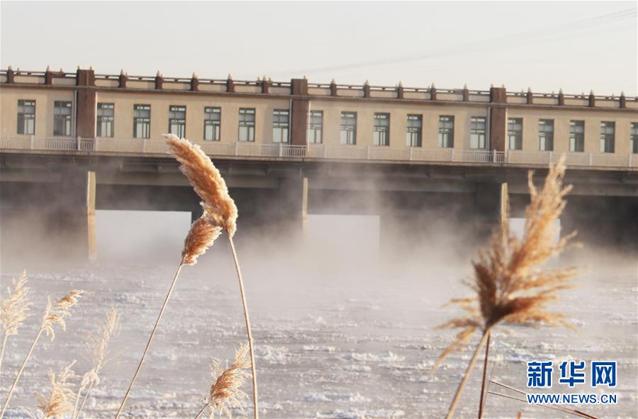 （環(huán)境）（4）黃河三盛公水利樞紐庫區(qū)出現(xiàn)&ldquo;水煮黃河&rdquo;景觀