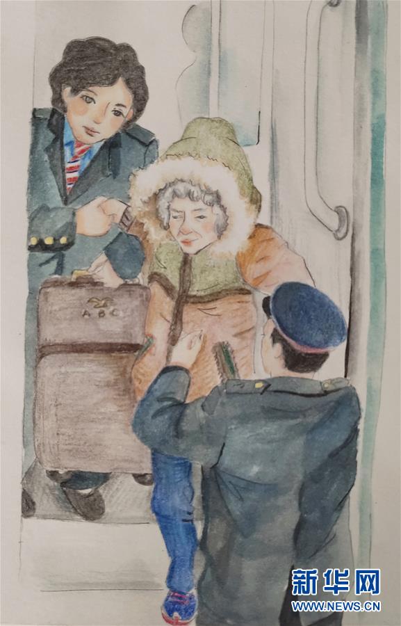 （新春走基層&middot;圖文互動）（1）插畫里的春運故事