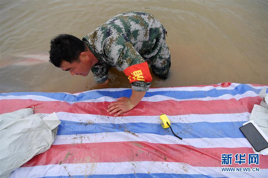 （在習(xí)近平新時(shí)代中國(guó)特色社會(huì)主義思想指引下&mdash;&mdash;新時(shí)代新作為新篇章&middot;習(xí)近平總書(shū)記關(guān)切事&middot;圖文互動(dòng)）（1）洪峰浪尖，鮮紅的黨旗高高飄揚(yáng)&mdash;&mdash;記防汛抗洪一線的共產(chǎn)黨員