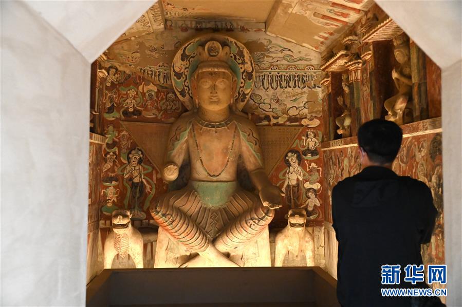 (圖文互動(dòng))(1)中國三大石窟在河南洛陽首次聯(lián)袂開展