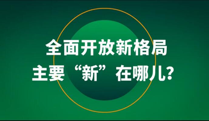 全面開放新格局主要&ldquo;新&rdquo;在哪兒？