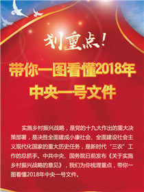 劃重點(diǎn)！帶你一圖看懂2018年中央一號(hào)文件