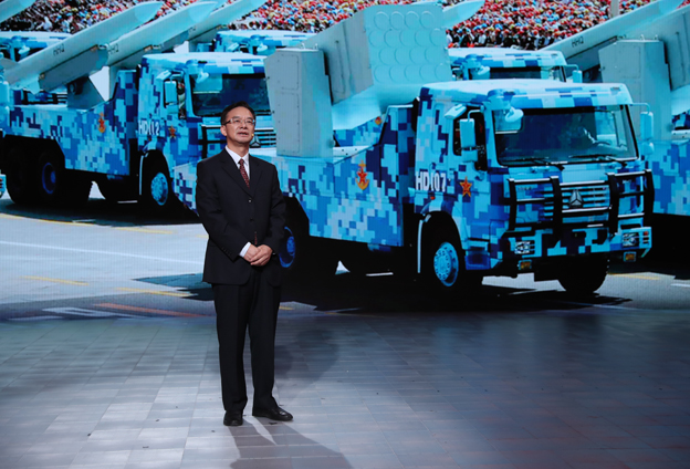 我們武器裝備讓大家自豪地說(shuō)東風(fēng)快遞，使命必達(dá)