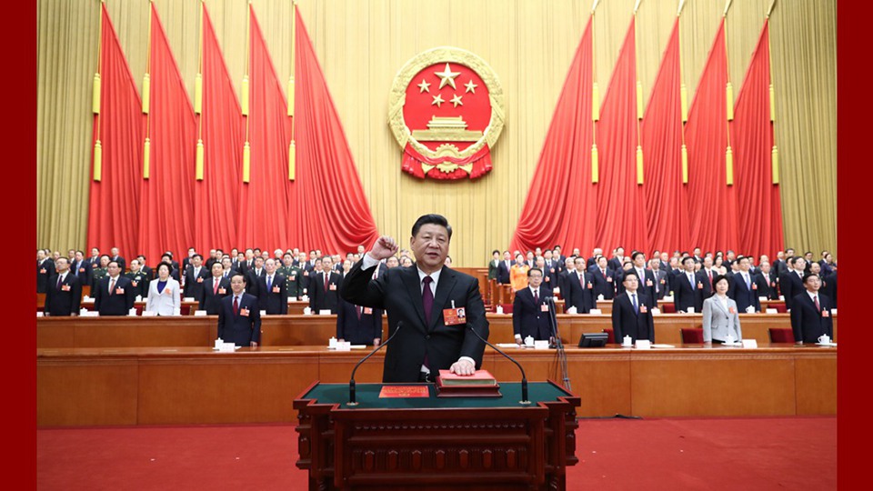 習(xí)近平當(dāng)選國(guó)家主席、中央軍委主席