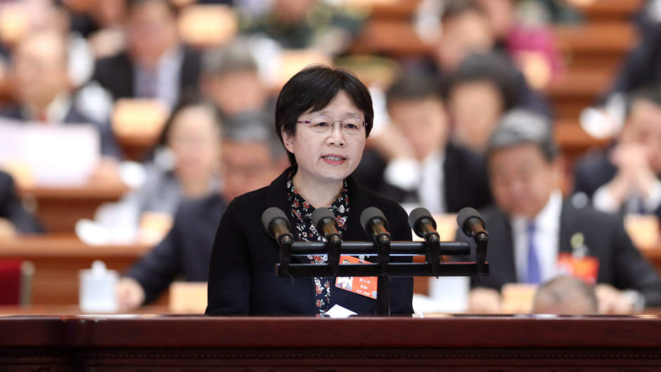 民革中央副主席、上海市委會主委，上海市人大常委會副主任 高小玫