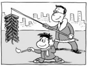 春節(jié)若遇霧霾，煙花怎么放？