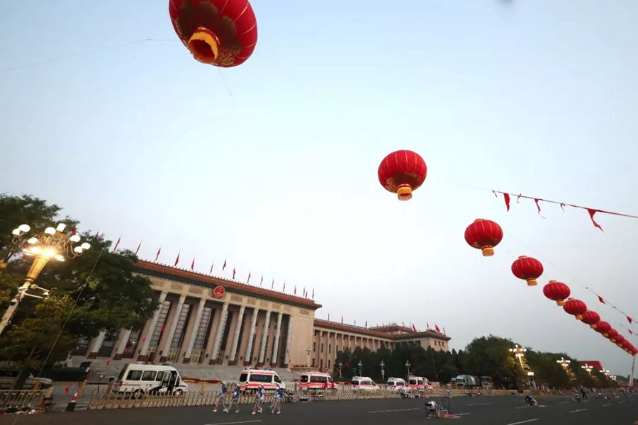 這就是今天早上的北京！