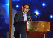 新華網(wǎng)黨組成員、副總裁汪金福致辭