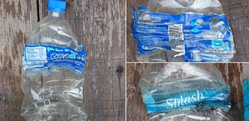 圖為社交網(wǎng)站上傳的在留尼汪島上發(fā)現(xiàn)的印尼產(chǎn)水瓶。