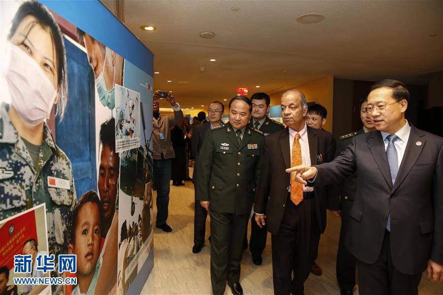 （國際&middot;圖文互動）（2）&ldquo;維護世界和平的中國軍隊&rdquo;主題展覽在聯(lián)合國總部開幕