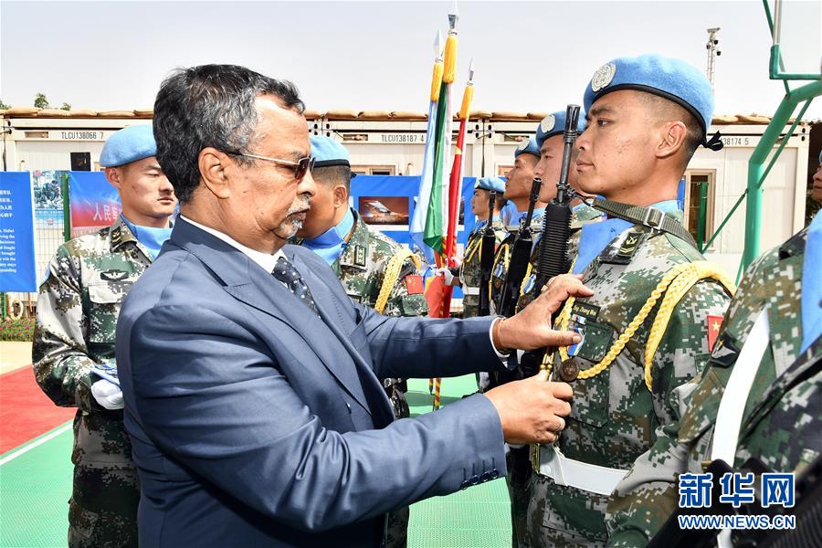 （國(guó)際&middot;圖文互動(dòng)）（1）中國(guó)413名維和官兵被聯(lián)合國(guó)授予&ldquo;和平榮譽(yù)勛章&rdquo;