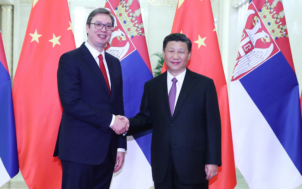 習(xí)近平會見塞爾維亞總理、當(dāng)選總統(tǒng)武契奇