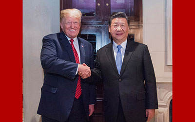 習(xí)近平同美國(guó)總統(tǒng)舉行會(huì)晤