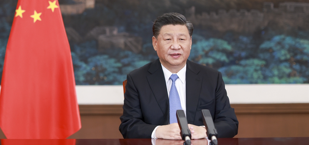 習近平在二十國集團領(lǐng)導人利雅得峰會&ldquo;守護地球&rdquo;主題邊會上致辭