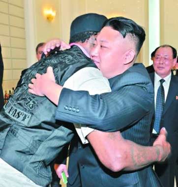 金正恩托羅德曼轉(zhuǎn)告奧巴馬：不打仗，打電話